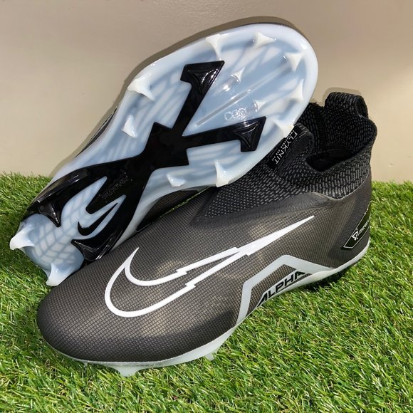 Nike Alpha Menace Elite 3 Black/White Football Cleats Men\'s CT6648-001 Size 13 main image 6